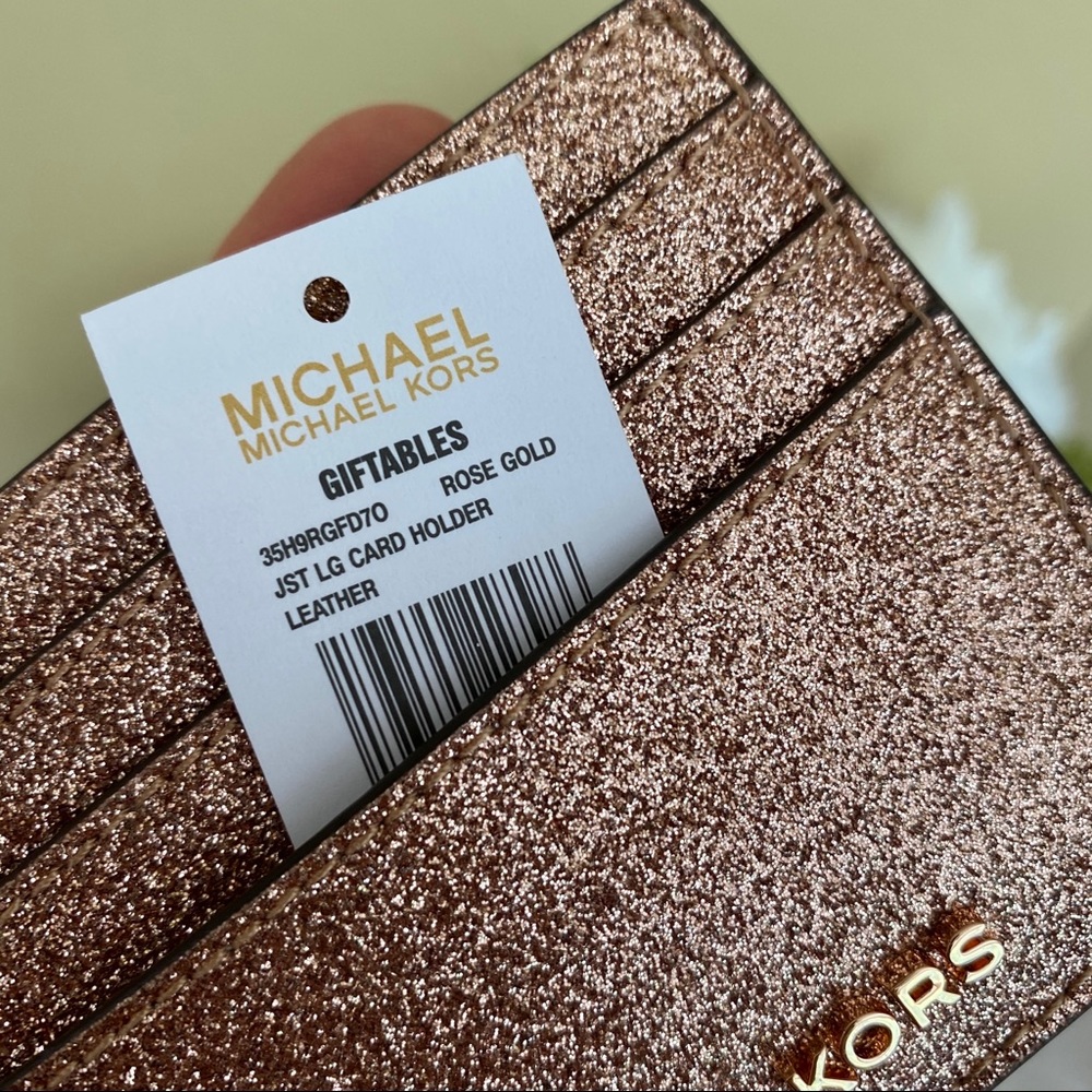 Bundle Michael Kors glitter mini Xbody & ID card - Picture 8 of 13